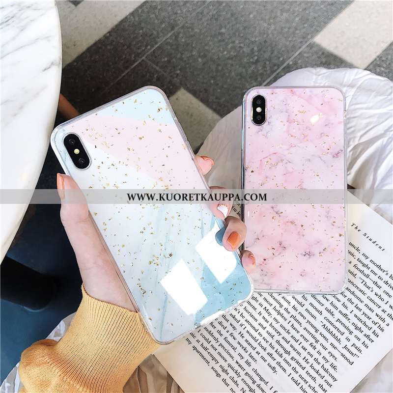 Kuori iPhone Xs, Kuoret iPhone Xs, Kotelo iPhone Xs Persoonallisuus Luova Suojaus Murtumaton L Pinkk