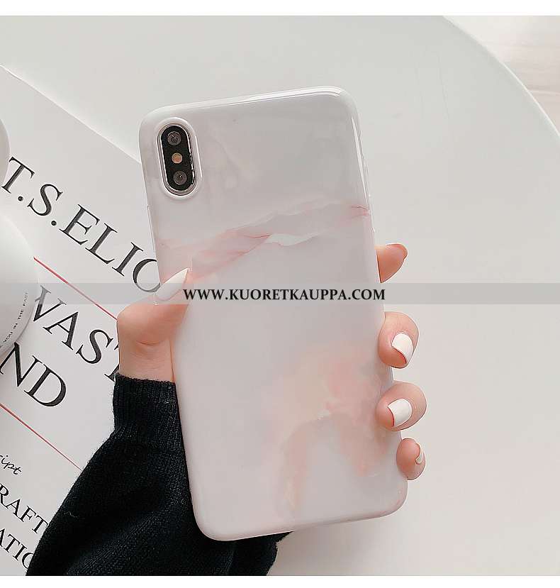 Kuori iPhone Xs, Kuoret iPhone Xs, Kotelo iPhone Xs Silikoni Kukkakuvio Puhelimen Vihreä Pehmeä Nest