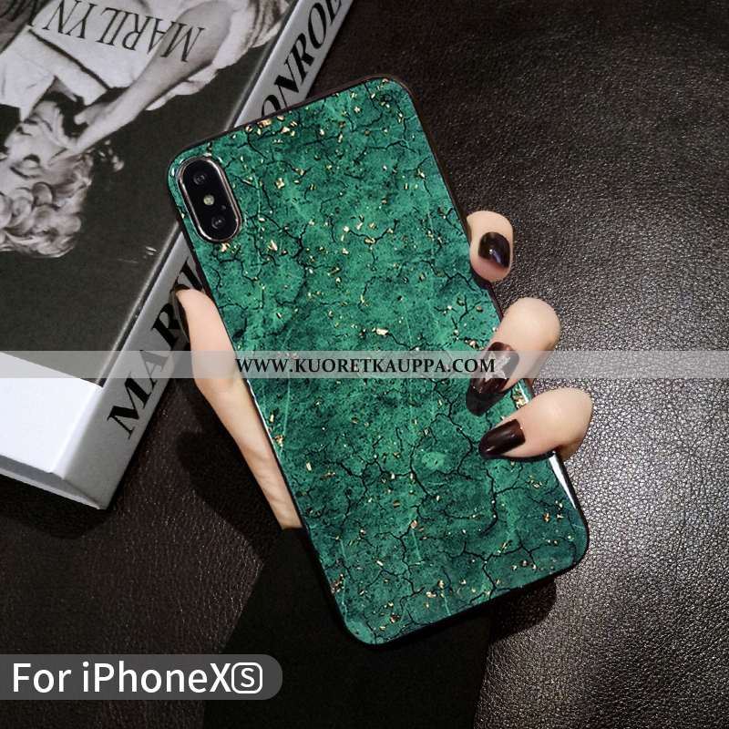 Kuori iPhone Xs, Kuoret iPhone Xs, Kotelo iPhone Xs Silikoni Persoonallisuus Murtumaton Ylellisyys L