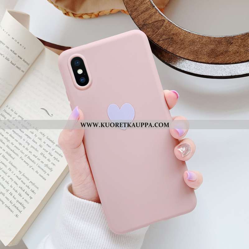 Kuori iPhone Xs, Kuoret iPhone Xs, Kotelo iPhone Xs Silikoni Suojaus Ihana Vihreä Yksinkertainen