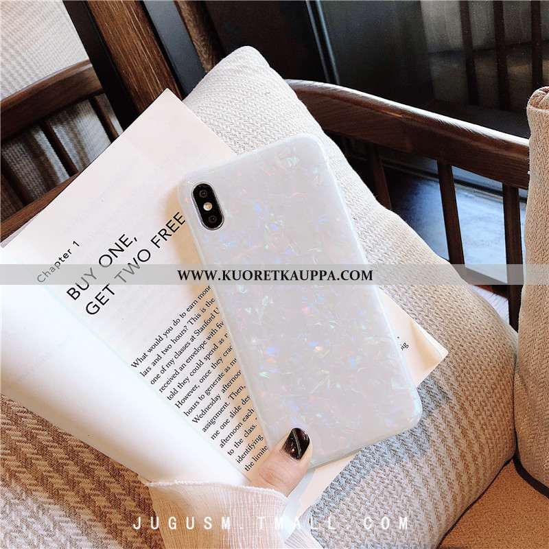 Kuori iPhone Xs, Kuoret iPhone Xs, Kotelo iPhone Xs Suojaus Kukkakuvio Net Red All Inclusive Jauhe M