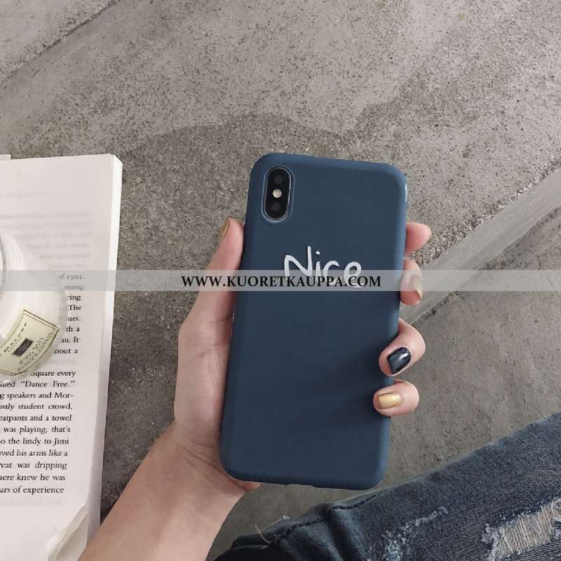 Kuori iPhone Xs, Kuoret iPhone Xs, Kotelo iPhone Xs Suojaus Pesty Suede Silikoni Net Red Keltaiset