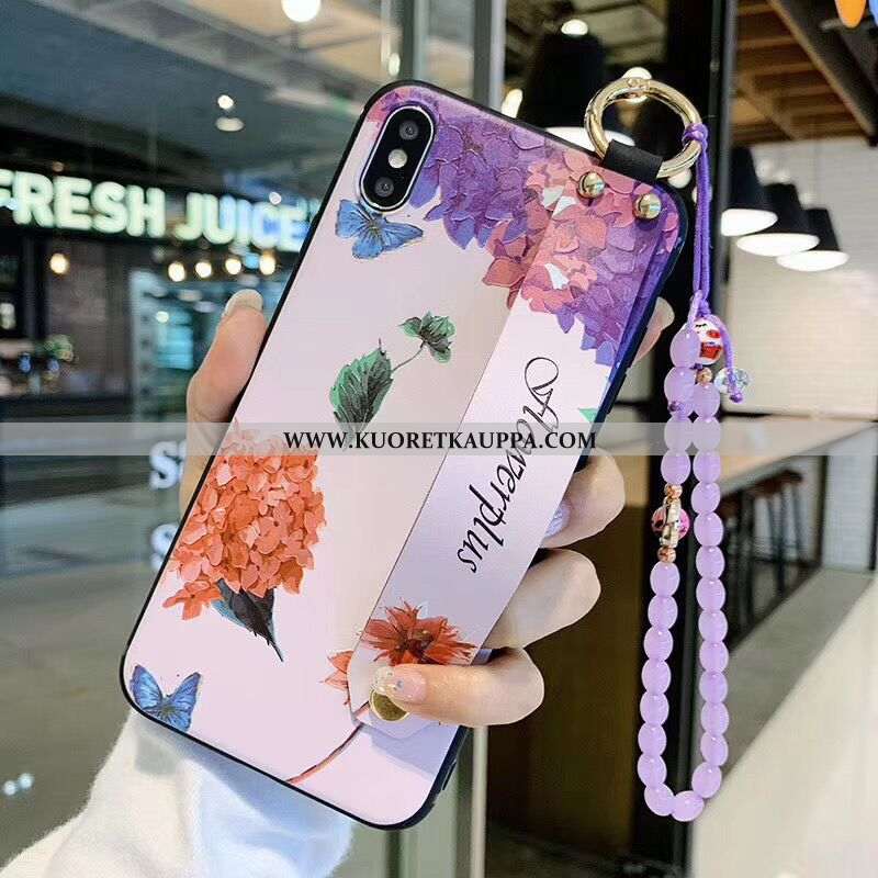 Kuori iPhone Xs, Kuoret iPhone Xs, Kotelo iPhone Xs Suojaus Vuosikerta Kiinalainen Tyyli Violetti