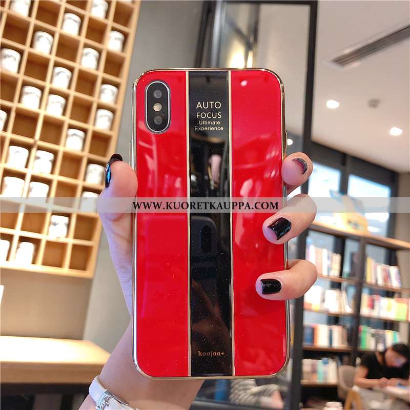 Kuori iPhone Xs, Kuoret iPhone Xs, Kotelo iPhone Xs Ultra Pehmeä Neste Puhelimen All Inclusive Pinkk