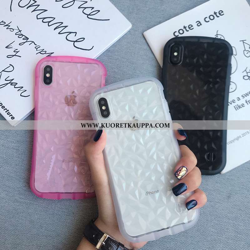 Kuori iPhone Xs, Kuoret iPhone Xs, Kotelo iPhone Xs Ylellisyys Persoonallisuus Valkoinen Puhelimen T