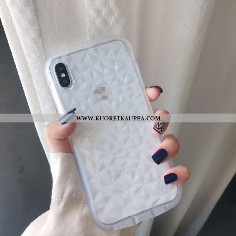 Kuori iPhone Xs, Kuoret iPhone Xs, Kotelo iPhone Xs Ylellisyys Persoonallisuus Valkoinen Puhelimen T