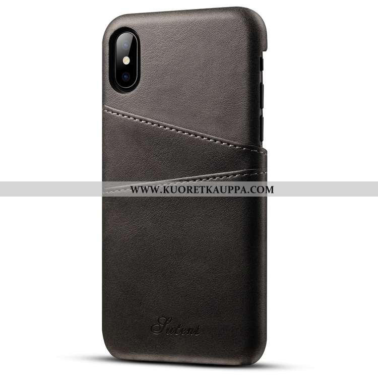 Kuori iPhone Xs Max, Kuoret iPhone Xs Max, Kotelo iPhone Xs Max Kukkakuvio Pehmeä Neste Salkku Kortt