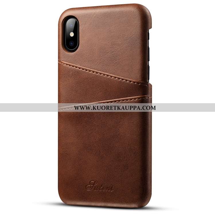 Kuori iPhone Xs Max, Kuoret iPhone Xs Max, Kotelo iPhone Xs Max Kukkakuvio Pehmeä Neste Salkku Kortt