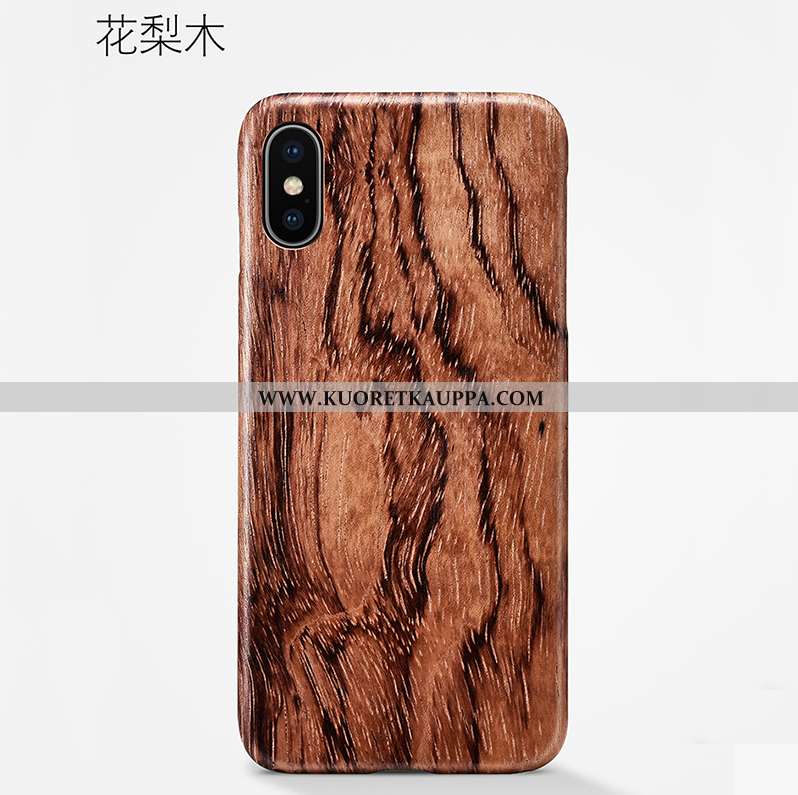 Kuori iPhone Xs Max, Kuoret iPhone Xs Max, Kotelo iPhone Xs Max Kukkakuvio Puu Murtumaton Valo Ruske