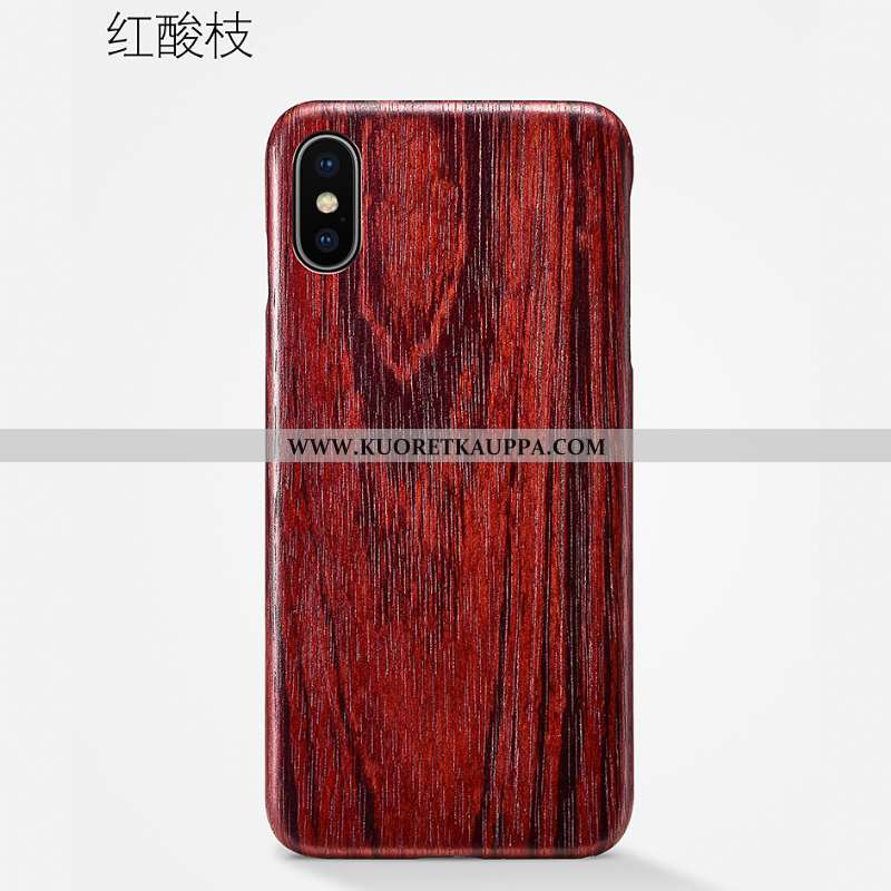 Kuori iPhone Xs Max, Kuoret iPhone Xs Max, Kotelo iPhone Xs Max Kukkakuvio Puu Murtumaton Valo Ruske