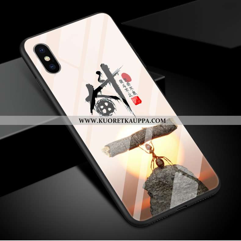 Kuori iPhone Xs Max, Kuoret iPhone Xs Max, Kotelo iPhone Xs Max Lasi Suojaus Tyylikäs Peili Sininen