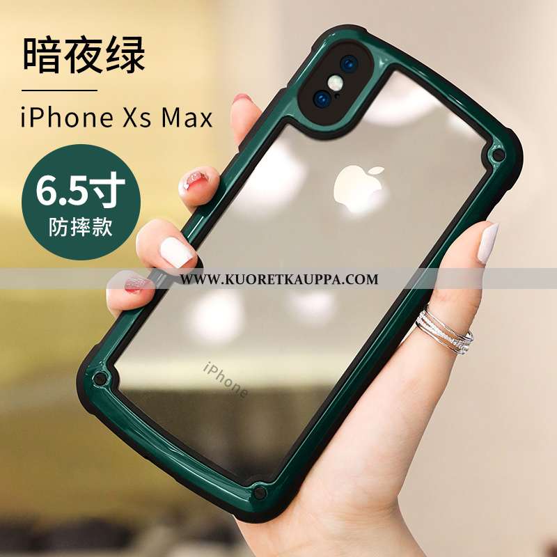 Kuori iPhone Xs Max, Kuoret iPhone Xs Max, Kotelo iPhone Xs Max Luova Ihana Pehmeä Neste Silikoni Pi
