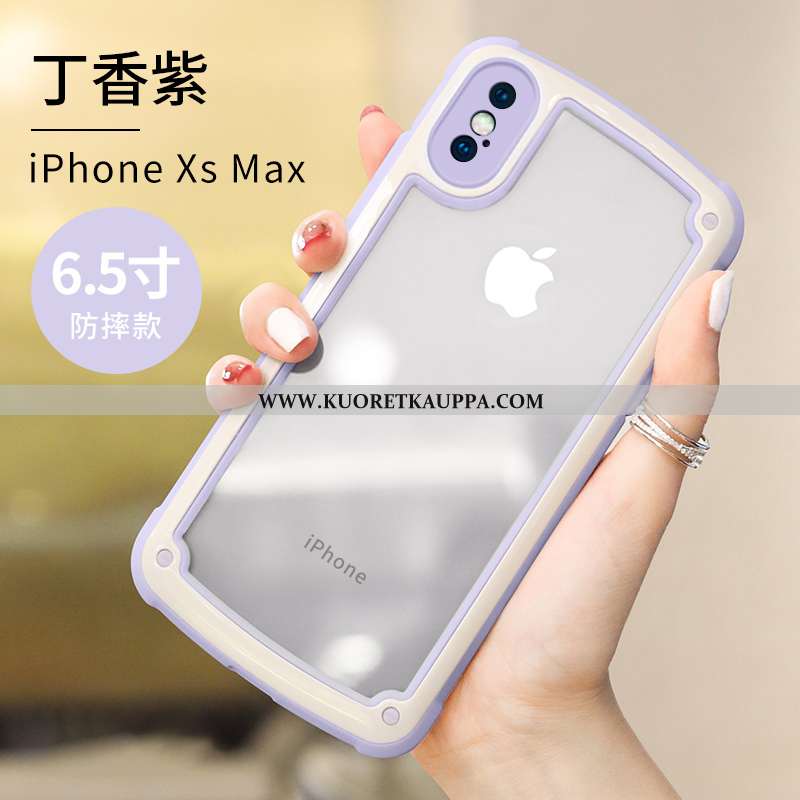 Kuori iPhone Xs Max, Kuoret iPhone Xs Max, Kotelo iPhone Xs Max Luova Ihana Pehmeä Neste Silikoni Pi