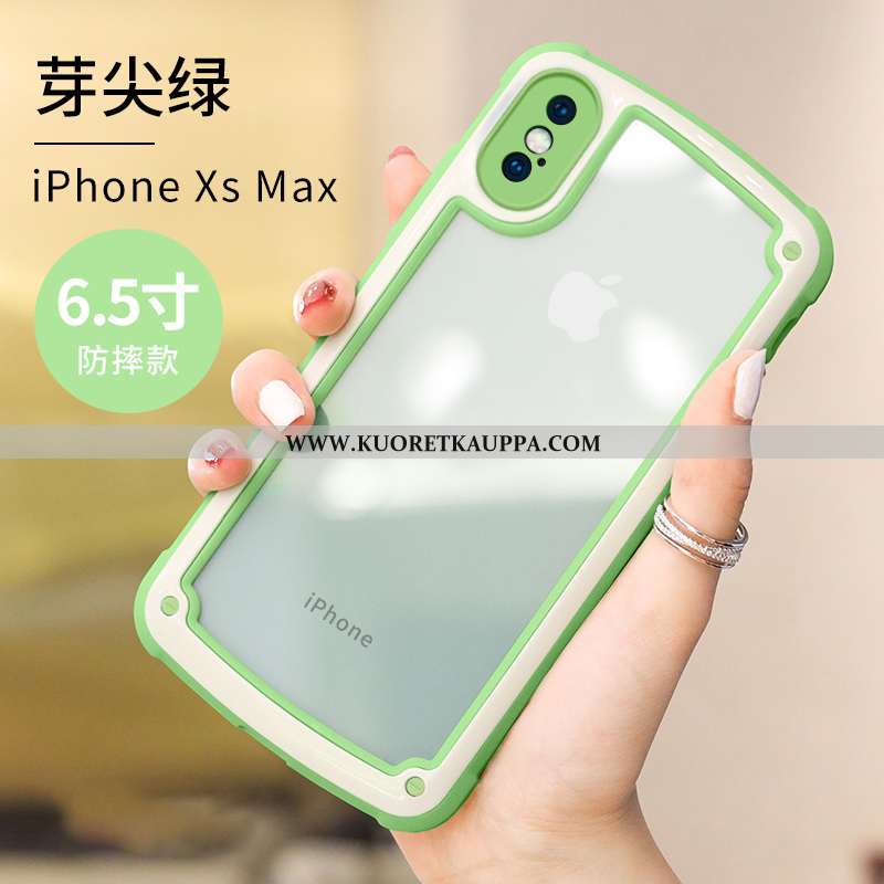 Kuori iPhone Xs Max, Kuoret iPhone Xs Max, Kotelo iPhone Xs Max Luova Ihana Pehmeä Neste Silikoni Pi