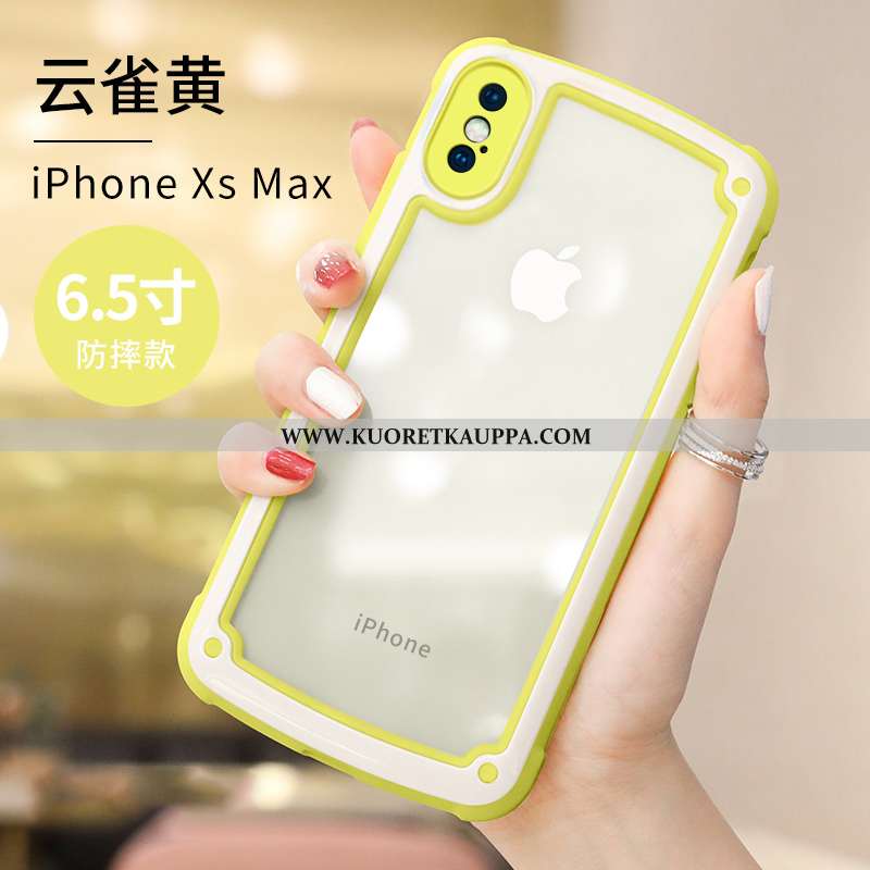 Kuori iPhone Xs Max, Kuoret iPhone Xs Max, Kotelo iPhone Xs Max Luova Ihana Pehmeä Neste Silikoni Pi