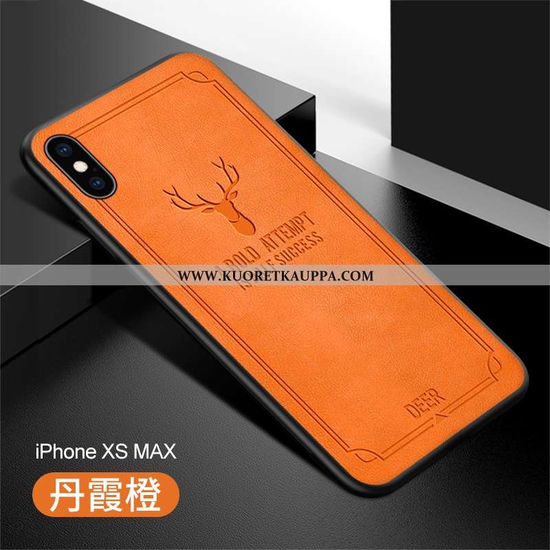 Kuori iPhone Xs Max, Kuoret iPhone Xs Max, Kotelo iPhone Xs Max Nahka Ultra Vihreä Murtumaton All In