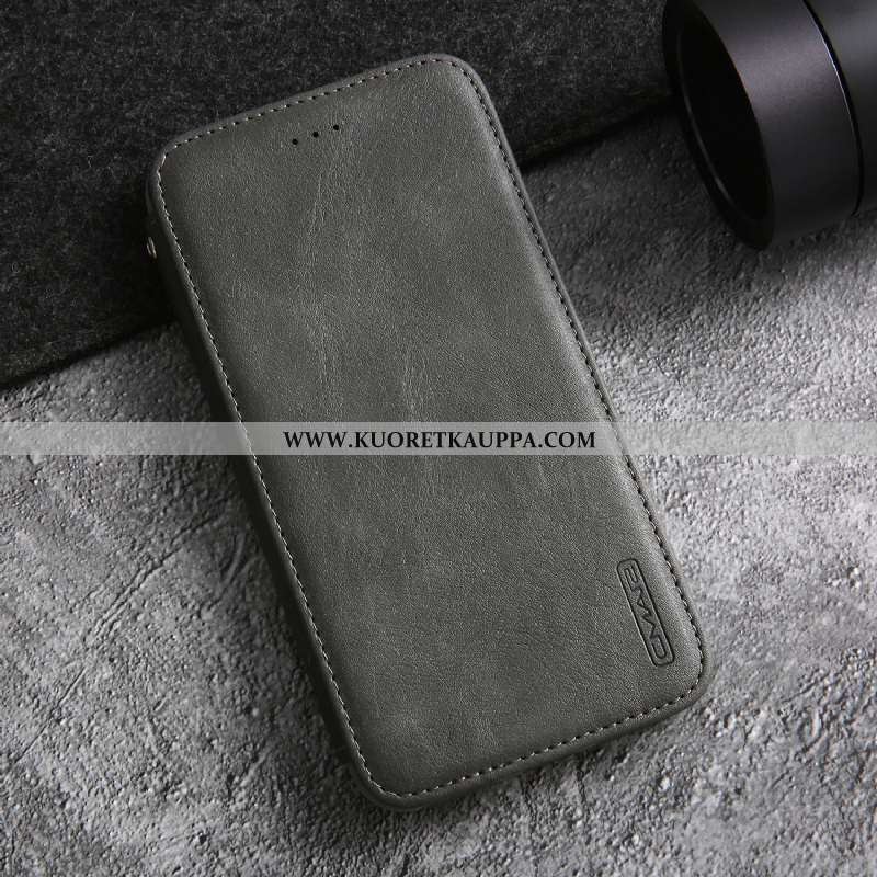 Kuori iPhone Xs Max, Kuoret iPhone Xs Max, Kotelo iPhone Xs Max Nahkakuori Aito Nahka Jauhe Puhelime