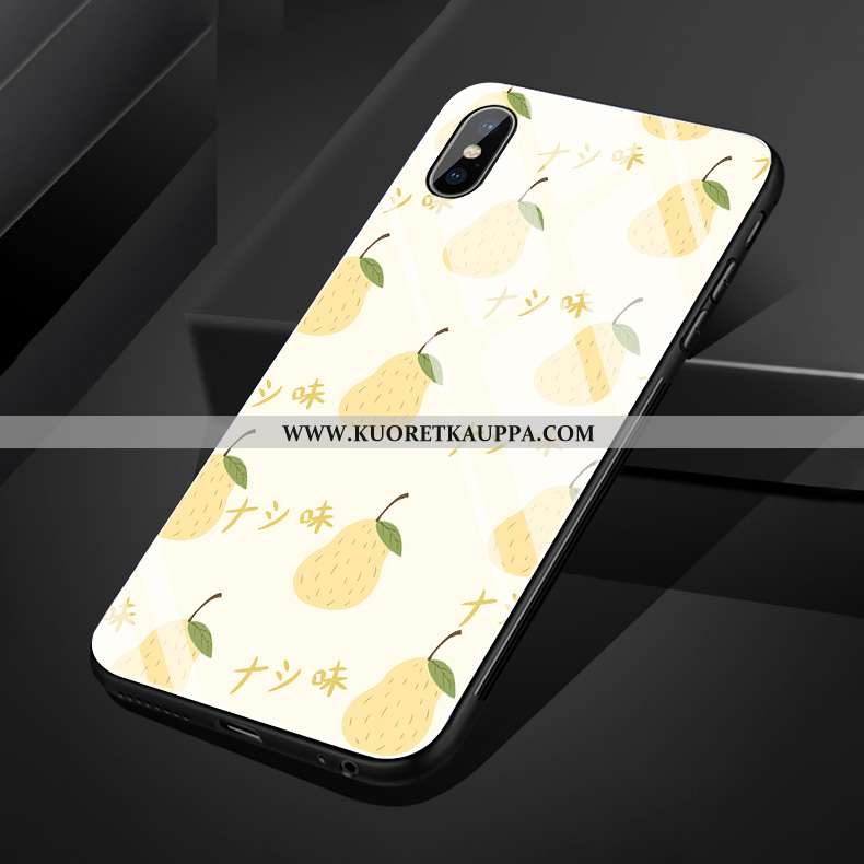 Kuori iPhone Xs Max, Kuoret iPhone Xs Max, Kotelo iPhone Xs Max Pehmeä Neste Silikoni Pieni Lasi Vih