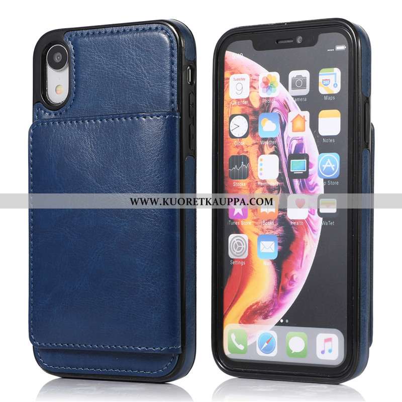 Kuori iPhone Xs Max, Kuoret iPhone Xs Max, Kotelo iPhone Xs Max Salkku Nahkakuori Jauhe Luova Pinkki