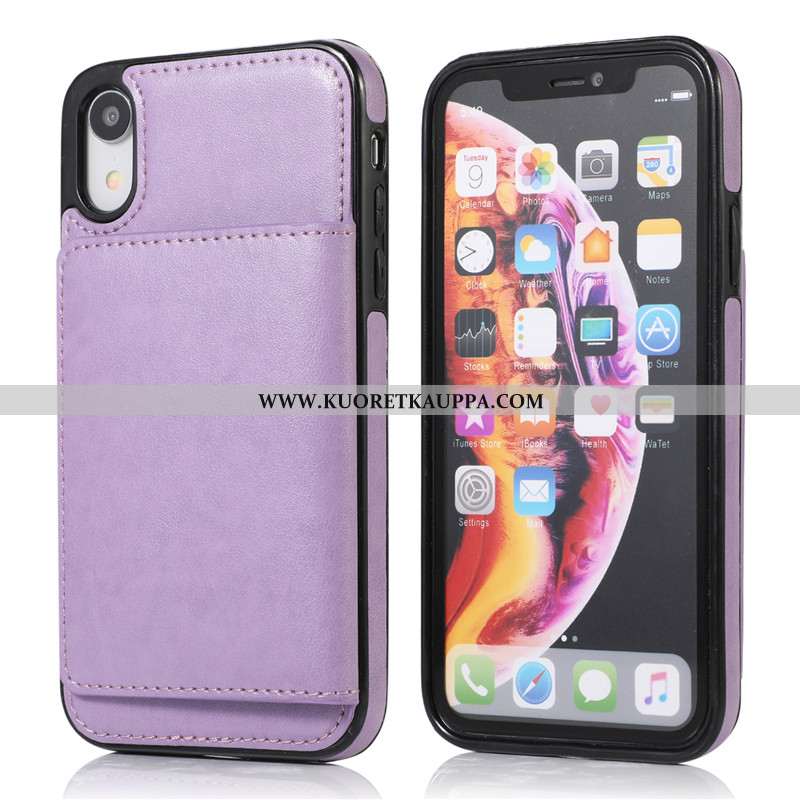 Kuori iPhone Xs Max, Kuoret iPhone Xs Max, Kotelo iPhone Xs Max Salkku Nahkakuori Jauhe Luova Pinkki