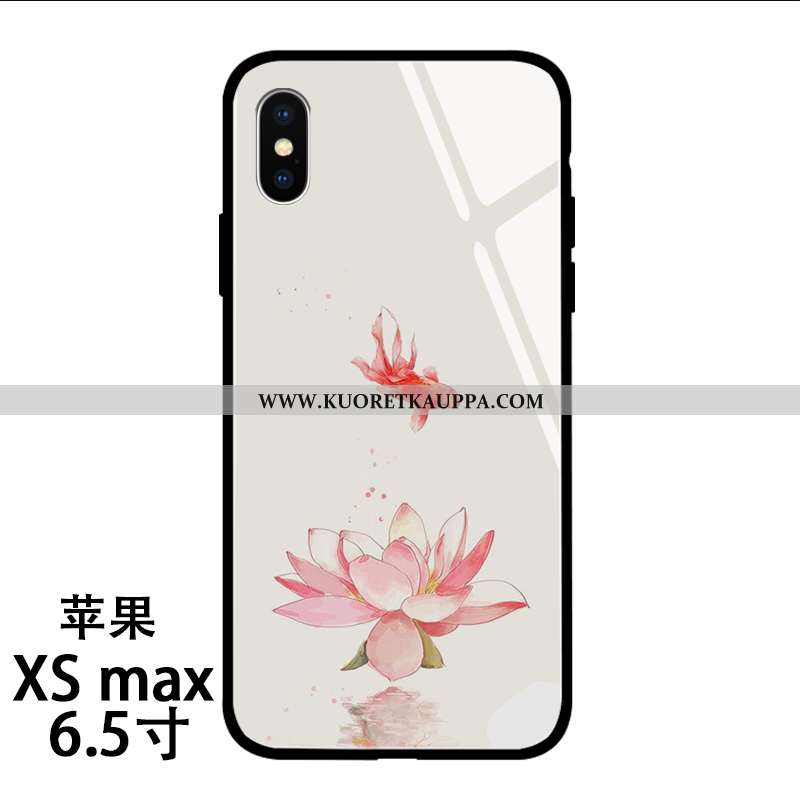 Kuori iPhone Xs Max, Kuoret iPhone Xs Max, Kotelo iPhone Xs Max Silikoni Lasi Luova Pehmeä Neste Puh