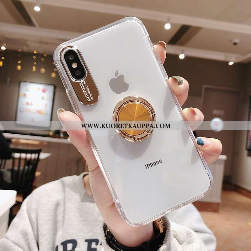 Kuori iPhone Xs Max, Kuoret iPhone Xs Max, Kotelo iPhone Xs Max Silikoni Suojaus Niitti Auto Tummans