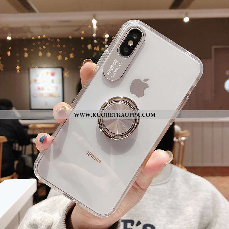 Kuori iPhone Xs Max, Kuoret iPhone Xs Max, Kotelo iPhone Xs Max Silikoni Suojaus Niitti Auto Tummans