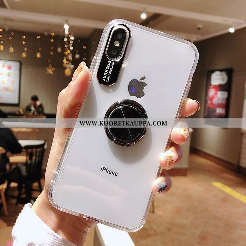 Kuori iPhone Xs Max, Kuoret iPhone Xs Max, Kotelo iPhone Xs Max Silikoni Suojaus Niitti Auto Tummans
