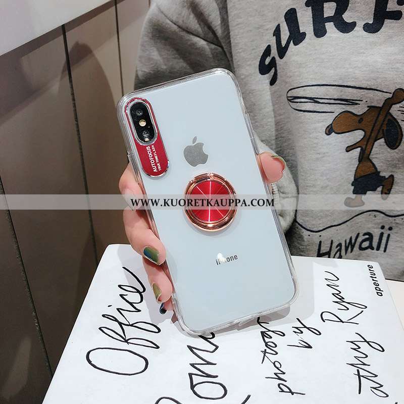 Kuori iPhone Xs Max, Kuoret iPhone Xs Max, Kotelo iPhone Xs Max Silikoni Suojaus Niitti Auto Tummans