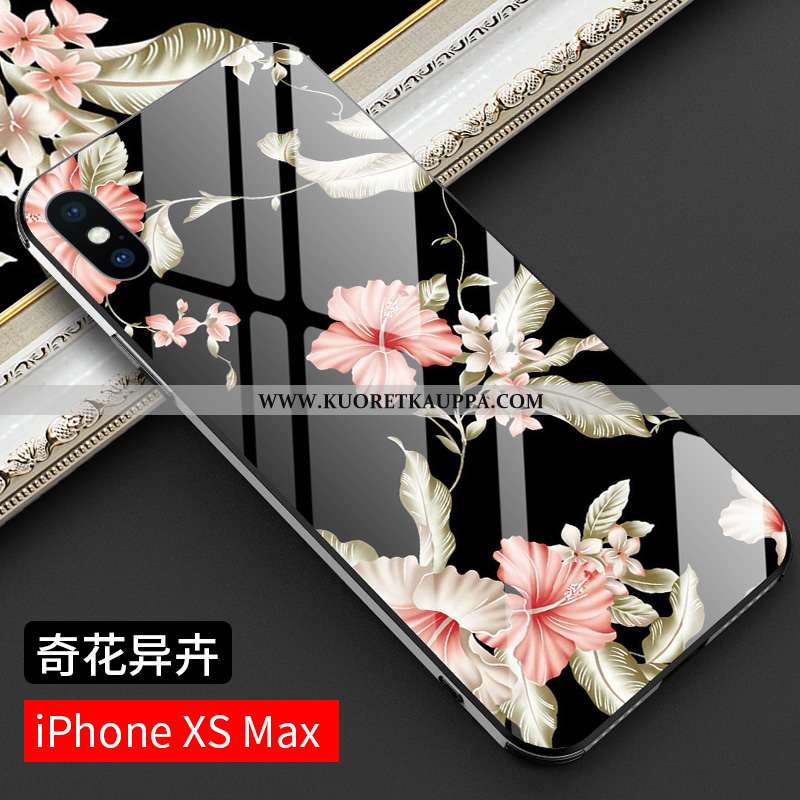 Kuori iPhone Xs Max, Kuoret iPhone Xs Max, Kotelo iPhone Xs Max Silikoni Suojaus Uusi Suuntaus Musta