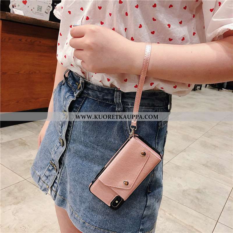 Kuori iPhone Xs Max, Kuoret iPhone Xs Max, Kotelo iPhone Xs Max Suuntaus Nahkakuori Lyhyet Salkku Pu