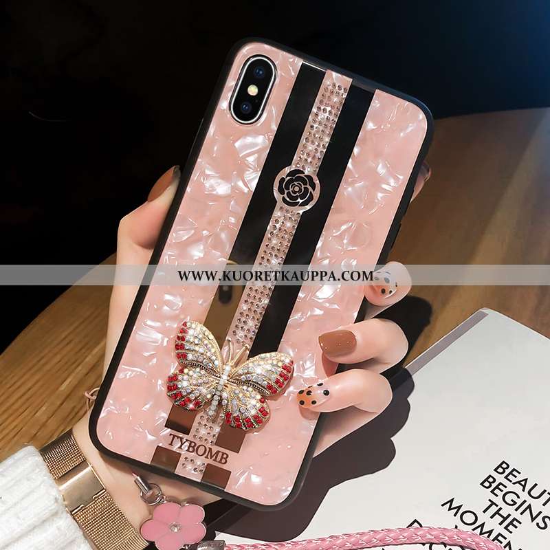 Kuori iPhone Xs Max, Kuoret iPhone Xs Max, Kotelo iPhone Xs Max Suuntaus Silikoni Luova Ripustettava