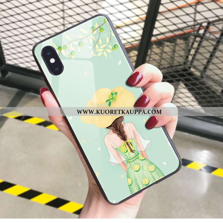 Kuori iPhone Xs Max, Kuoret iPhone Xs Max, Kotelo iPhone Xs Max Tila Persoonallisuus Lasi Puhelimen 