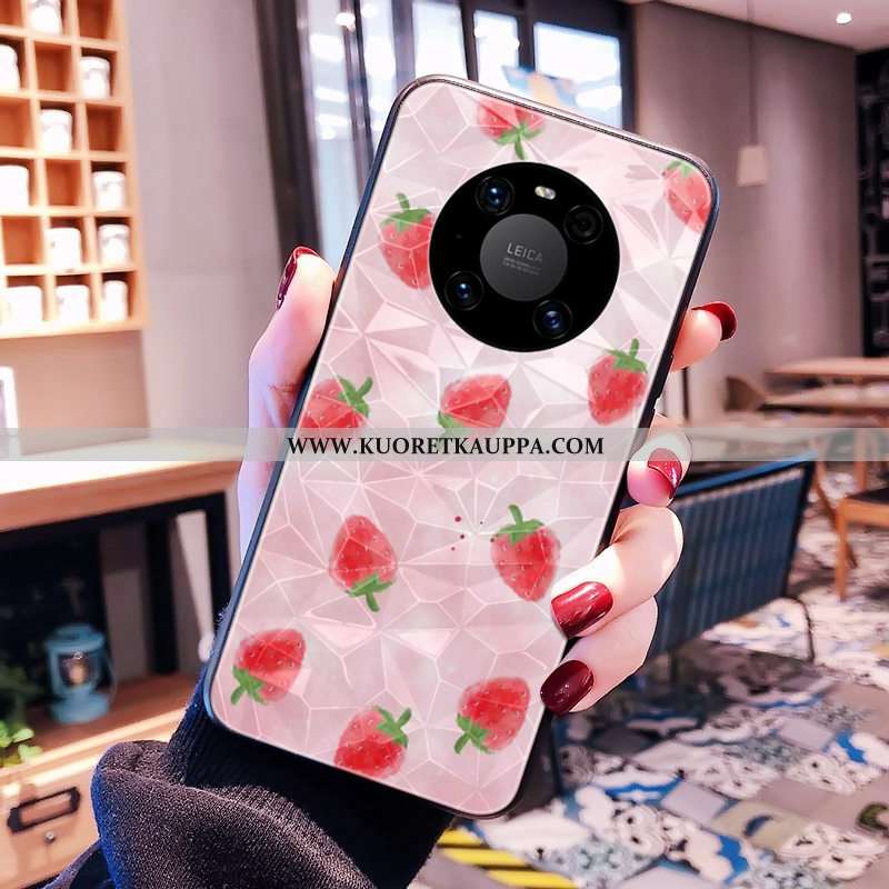 Kuori Huawei Mate 40, Kuoret Huawei Mate 40, Kotelo Huawei Mate 40 Kukkakuvio Kova Timantti Jauhe Mu