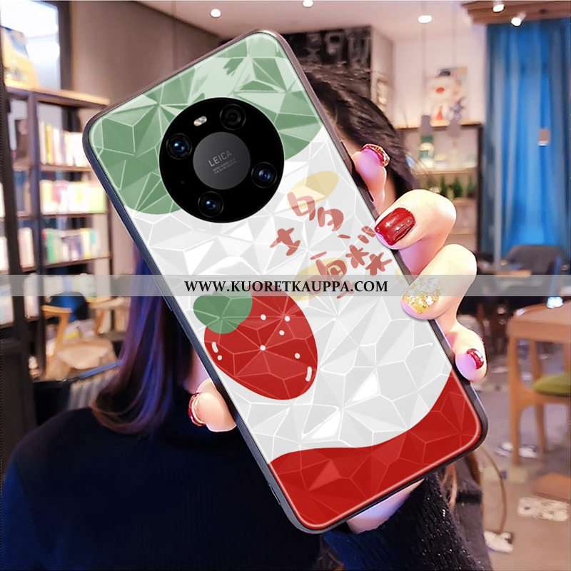 Kuori Huawei Mate 40, Kuoret Huawei Mate 40, Kotelo Huawei Mate 40 Kukkakuvio Kova Timantti Jauhe Mu