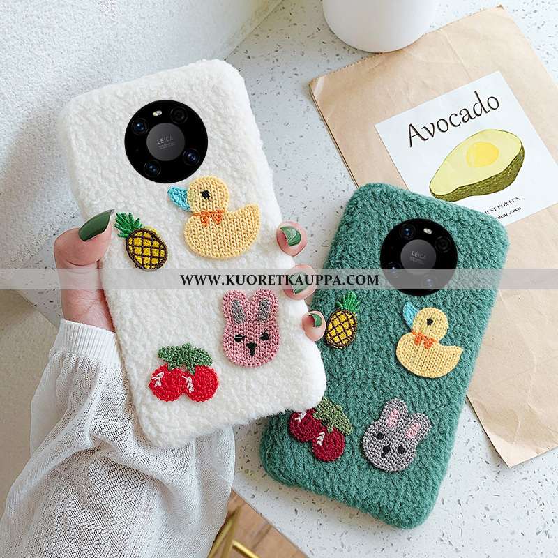 Kuori Huawei Mate 40, Kuoret Huawei Mate 40, Kotelo Huawei Mate 40 Pehmeä Neste Suojaus Valkoinen Uh