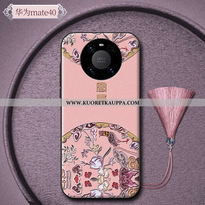 Kuori Huawei Mate 40, Kuoret Huawei Mate 40, Kotelo Huawei Mate 40 Persoonallisuus Luova Suuntaus Pu