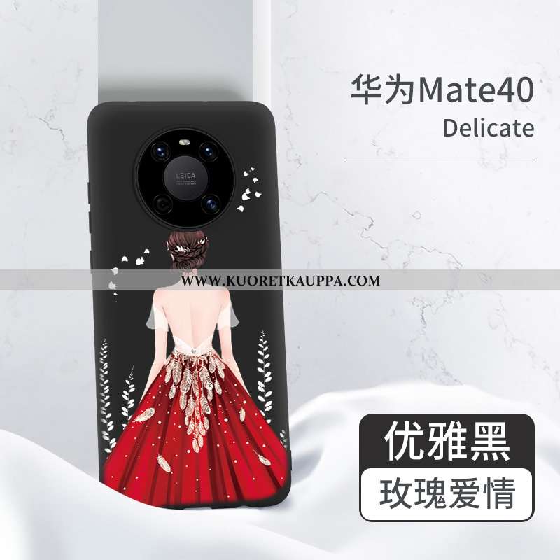 Kuori Huawei Mate 40, Kuoret Huawei Mate 40, Kotelo Huawei Mate 40 Silikoni Murtumaton Puhelimen Mus