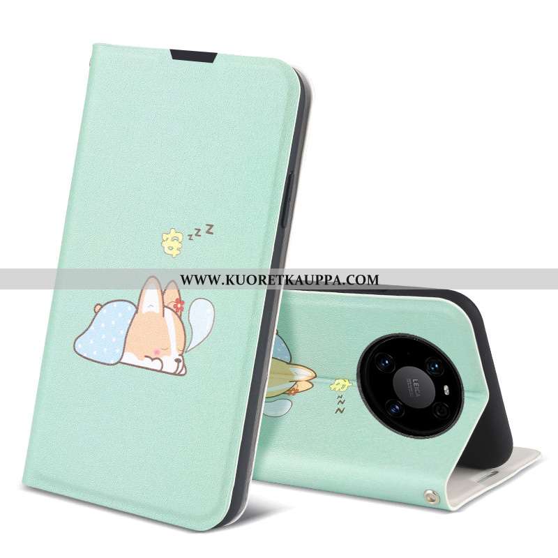 Kuori Huawei Mate 40, Kuoret Huawei Mate 40, Kotelo Huawei Mate 40 Suojaus Nahkakuori Silikoni Net R