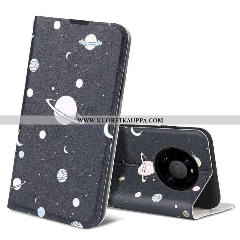 Kuori Huawei Mate 40, Kuoret Huawei Mate 40, Kotelo Huawei Mate 40 Suojaus Nahkakuori Silikoni Net R