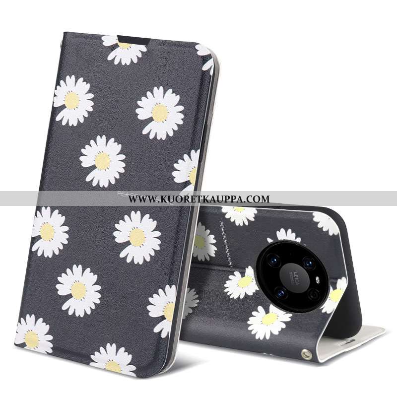 Kuori Huawei Mate 40, Kuoret Huawei Mate 40, Kotelo Huawei Mate 40 Suojaus Nahkakuori Silikoni Net R