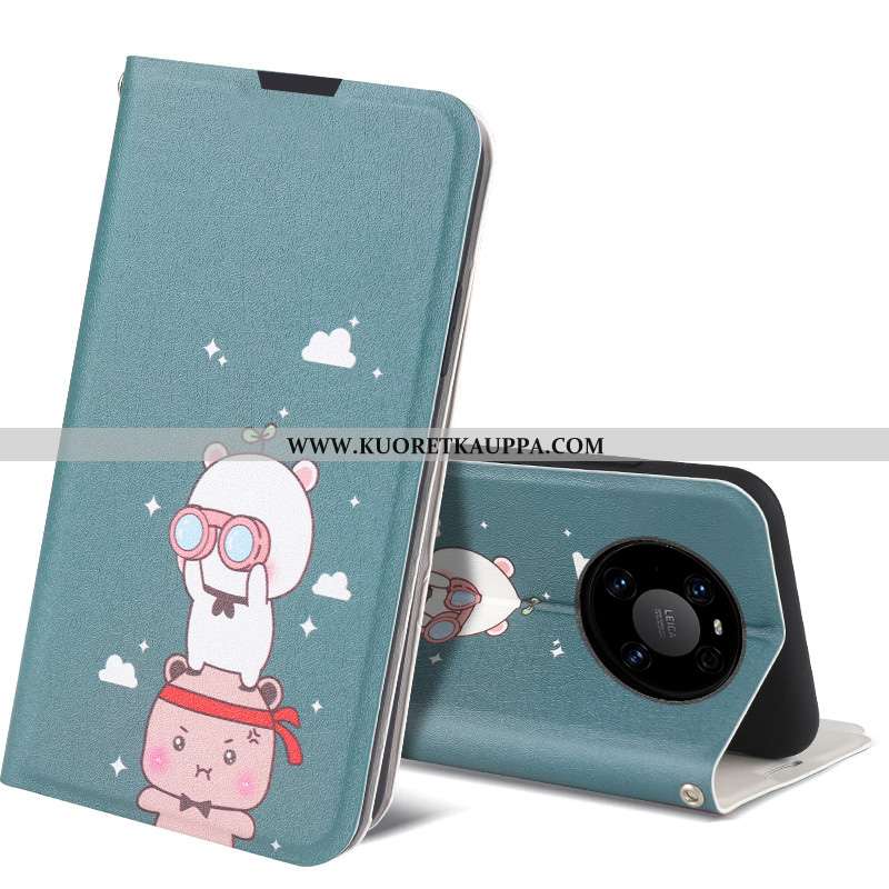 Kuori Huawei Mate 40, Kuoret Huawei Mate 40, Kotelo Huawei Mate 40 Suojaus Nahkakuori Silikoni Net R