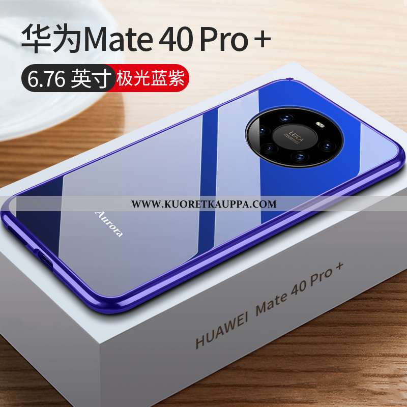 Kuori Huawei Mate 40 Pro+, Kuoret Huawei Mate 40 Pro+, Kotelo Huawei Mate 40 Pro+ Suojaus Lasi Punai
