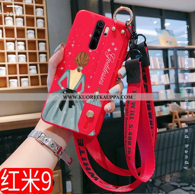 Kuori Xiaomi Redmi 9, Kuoret Xiaomi Redmi 9, Kotelo Xiaomi Redmi 9 Pehmeä Neste Valo Punainen Suojau