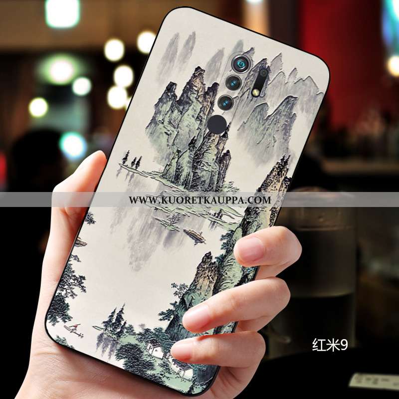 Kuori Xiaomi Redmi 9, Kuoret Xiaomi Redmi 9, Kotelo Xiaomi Redmi 9 Suojaus Pesty Suede Pieni Kiinala