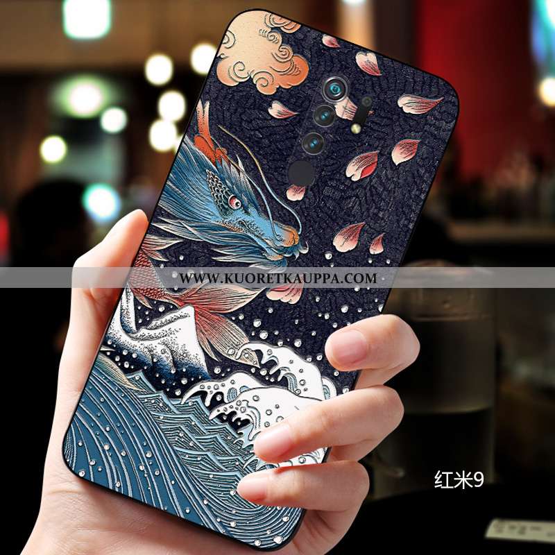 Kuori Xiaomi Redmi 9, Kuoret Xiaomi Redmi 9, Kotelo Xiaomi Redmi 9 Suojaus Pesty Suede Pieni Kiinala