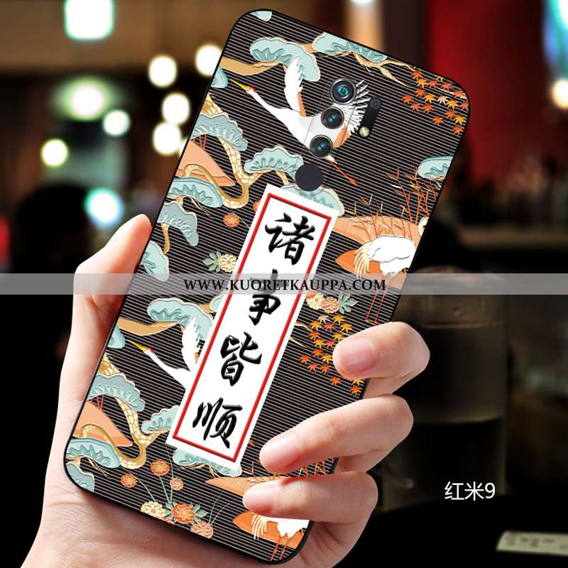 Kuori Xiaomi Redmi 9, Kuoret Xiaomi Redmi 9, Kotelo Xiaomi Redmi 9 Suojaus Pesty Suede Pieni Kiinala
