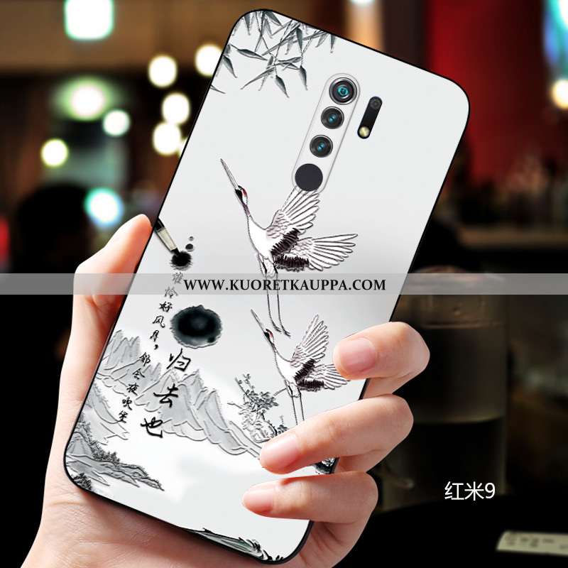 Kuori Xiaomi Redmi 9, Kuoret Xiaomi Redmi 9, Kotelo Xiaomi Redmi 9 Suojaus Pesty Suede Pieni Kiinala