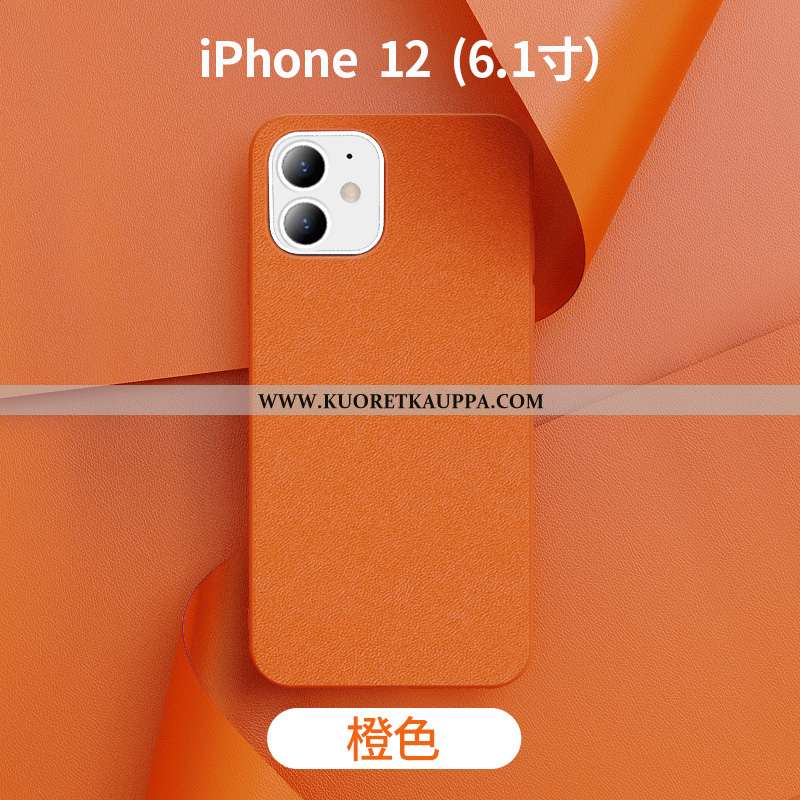 Kuori iPhone 12, Kuoret iPhone 12, Kotelo iPhone 12 Nahka Valo Uusi Violetti