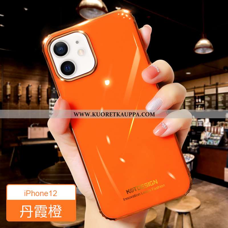 Kuori iPhone 12, Kuoret iPhone 12, Kotelo iPhone 12 Valo Silikoni Uusi Suojaus Murtumaton Pinkki